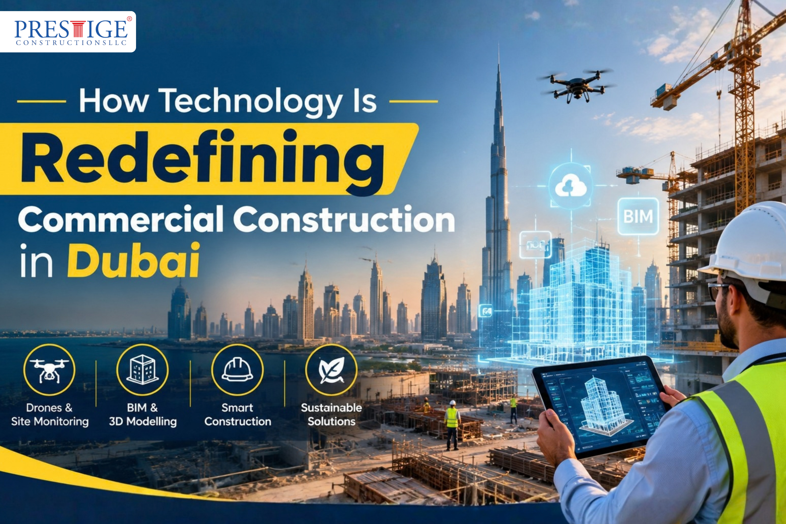 How Technology Is Redefining Commercial Construction in Dubai